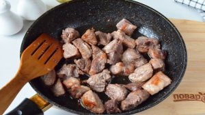 Мясо с капустой