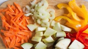 Лапша с овощами