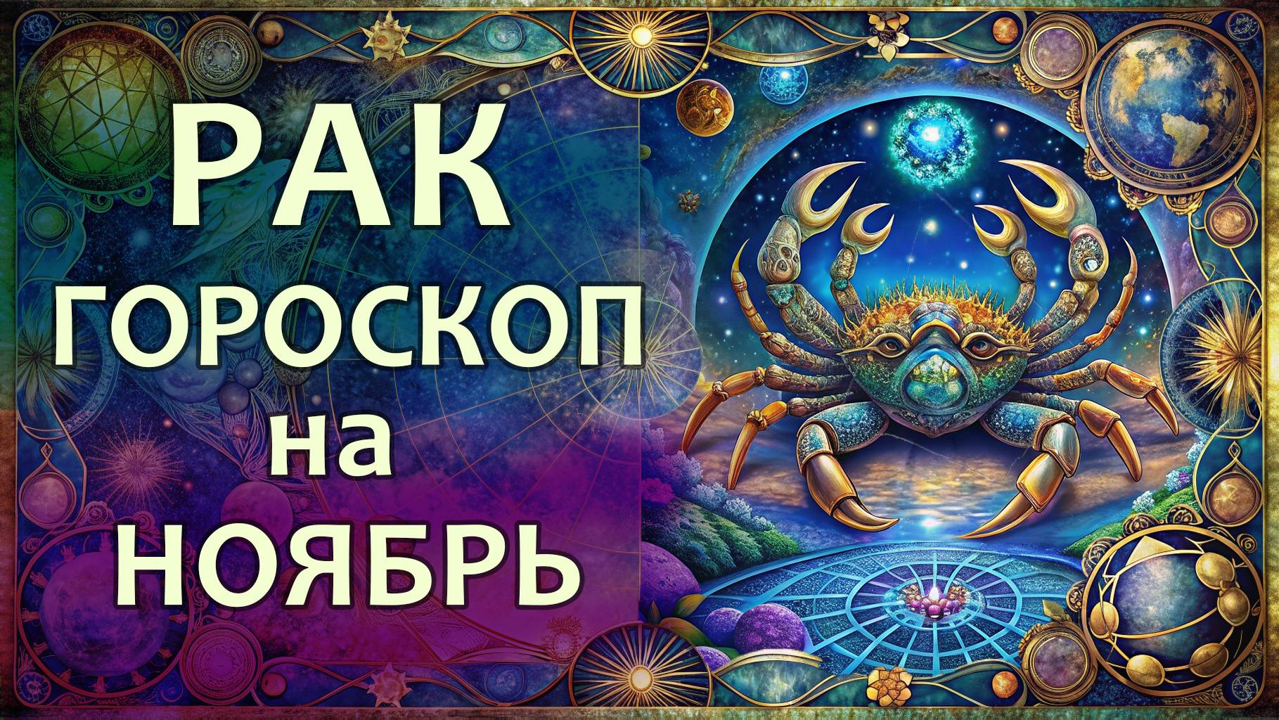 Гороскоп для Рака на ноябрь 2025 года