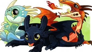 драконы анимация