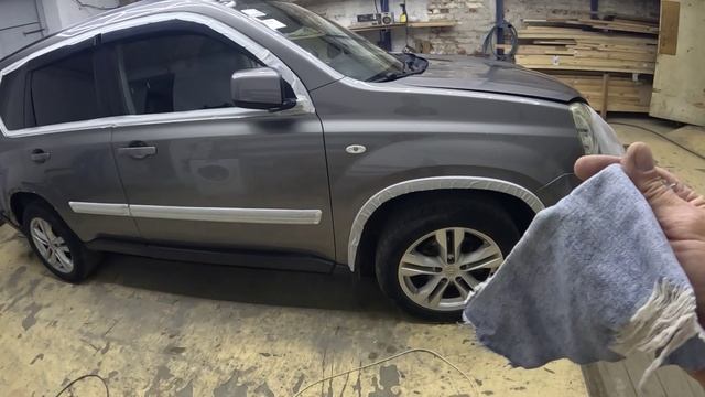 Nissan X Trail. Полировка авто