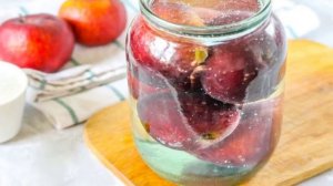 Компот из целых яблок