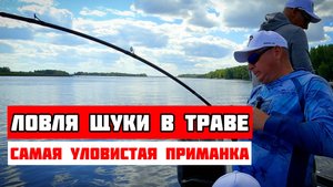 КАК ЛОВИТЬ ЩУКУ В ТРАВЕ НА СПИННИНГ.