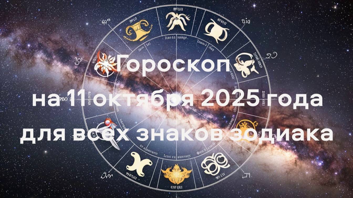 Гороскоп на 11 октября 2025 года для всех знаков зодиака