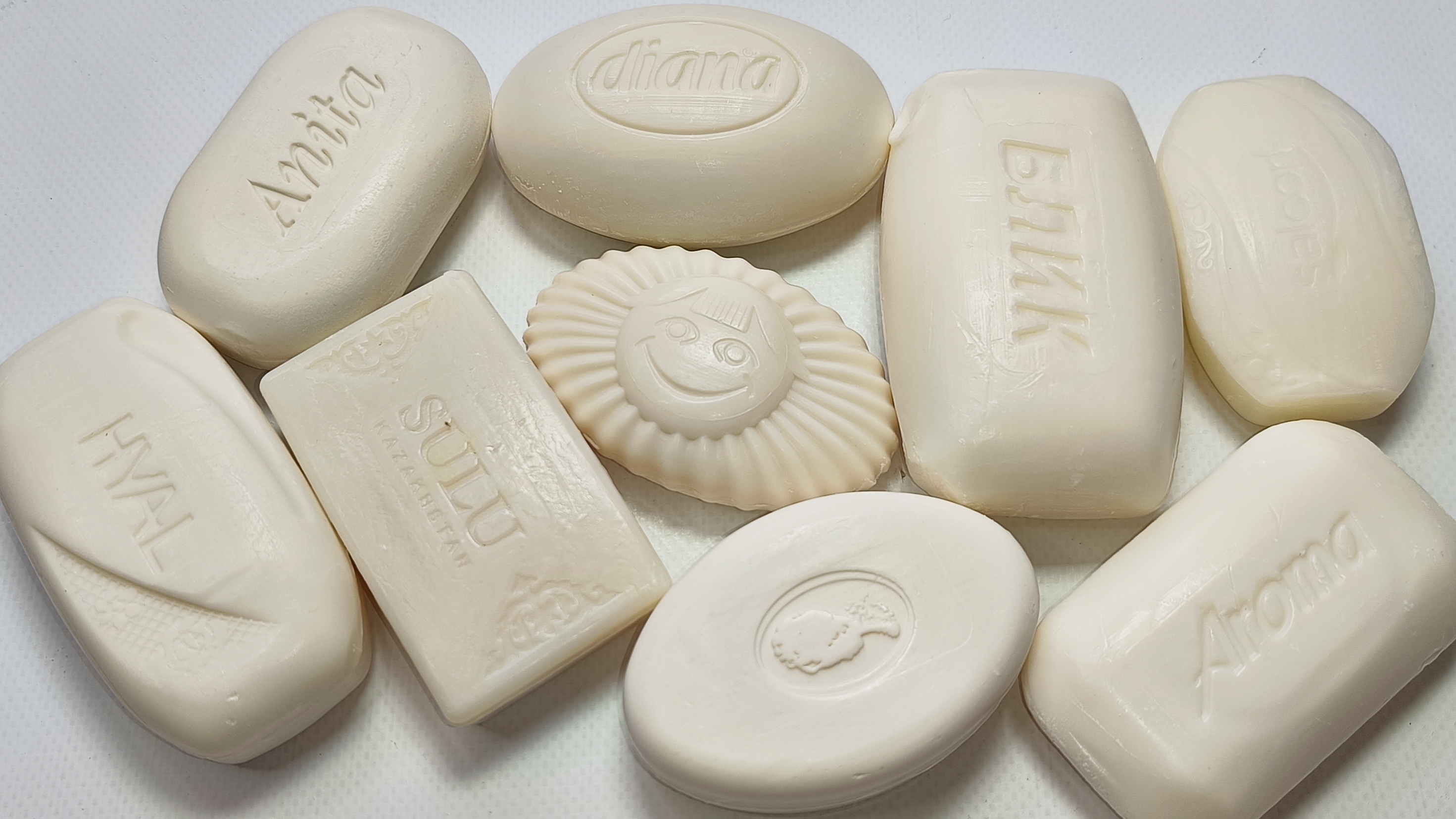 резка белого мыла. асмр. Cutting Soap