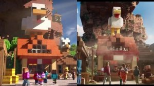 Анимация майнкрафт VS Реальность