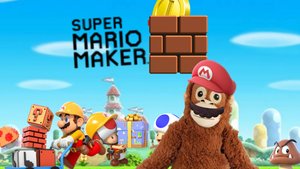 Подруга/Манки играет в супер Марио мейкер 🎮 👍🙉