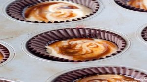 Маффины с корицей и кофейной глазурью