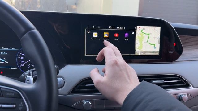 Русификация Hyundai Palisade и установка Яндекс Навигатор и Youtube смотреть онлайн