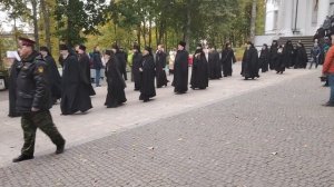 Чин Панагии в Псково-Печерском монастыре.