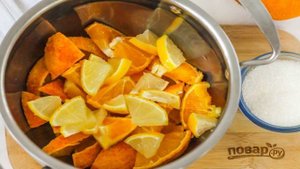 Компот из апельсина и лимона