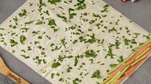 Лаваш с красной рыбой и огурцом