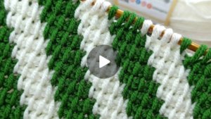 Узор крючком в тунисской технике вязания 🙂 #тунисскоевязание #всевжизнисвязано #вязаниекрючком