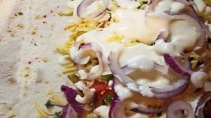 Лаваш с овощами