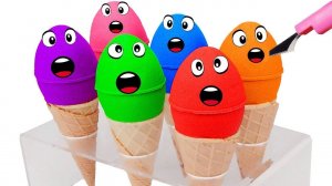 ИГРАЕМ С КИНЕТИЧЕСКИМ ПЕСКОМ ЛЕПИМ МОРОЖЕНКИ ВИДЕО МУЛЬТИКИ ДЛЯ ДЕТЕЙ КАНАЛ ИГРАЛКИ-ЗАЛИПАЛКИ