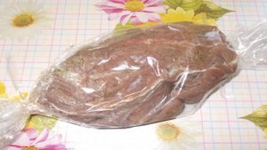 Мясо, запеченное в рукаве