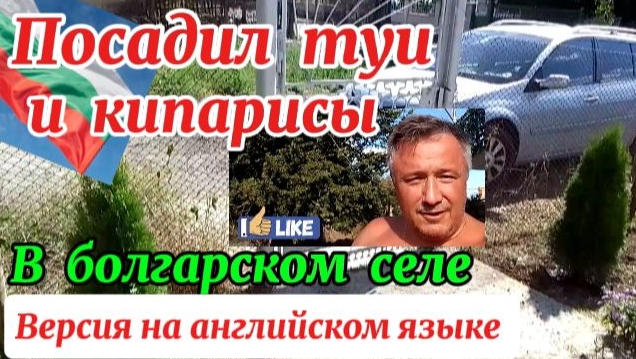 Болгария. Английская озвучка. Не все корни хорошие. Приживутся ли в земле? Жизнь в селе.