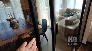 Раздвижная стеклянная перегородка