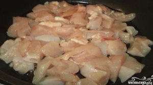 Капуста с куриной грудкой