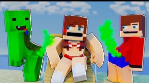 Парни отравился коктейлем - Майнкрафт анимация