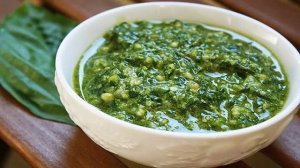 Курица с соусом песто