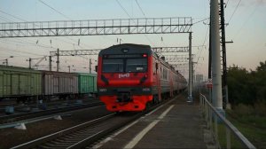 Электропоезд ЭД9Э-0036. Покатушки от Шпагино до 44км+отправление и ЭДТ.