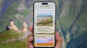 Анимация навигации по приложению Nomia