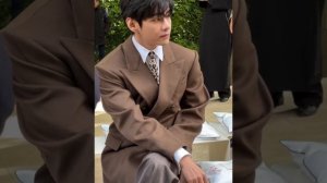 BTS V (Ким Тэхён) на показе весенне-летней коллекции Celine 2026 года.