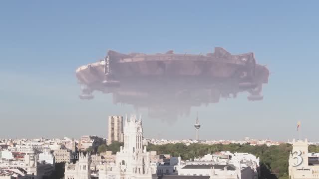 Как выглядят космические корабли в небе🟠