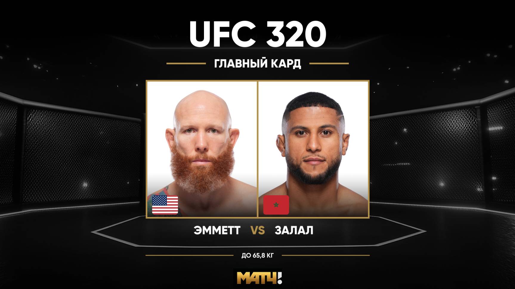 Джош Эмметт против Юссефа Залала (видео). UFC 320