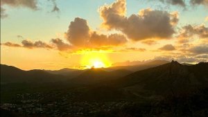 ОСЕННИЙ ЗАКАТ В ГОРАХ