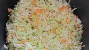 Капуста с говядиной в мультиварке