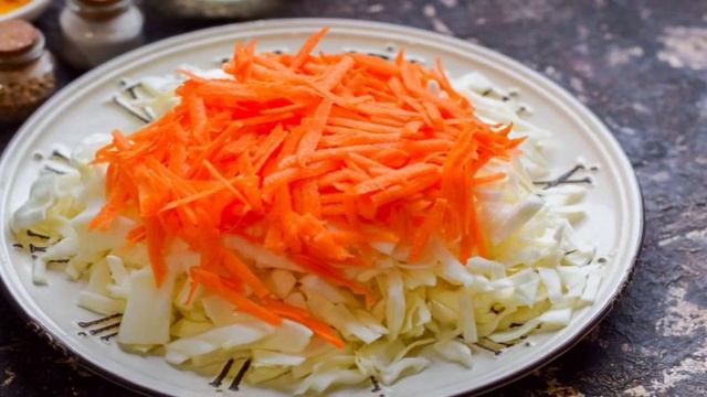 Капуста с аджикой