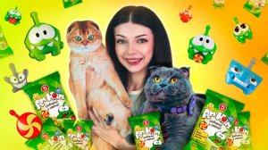 АМ НЯМ из Пятерочки | КОШЕЧКА БАТТЕРС и КОТ ПЕРСИК Открывают и Собирают Коллекцию - РЕДКИЕ Ам Нямы