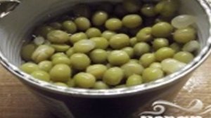 Капуста с горошком