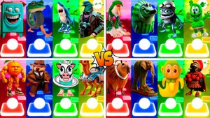 МЕГАМИКС БОМ БОМ БОМ ГАЗУН 🆚 БОНЕКА АМБАЛАБУ 🆚 ДРУГИЕ БРЕЙНРОТ МЕМЫ | Tiles Hop №233-236