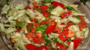 Лаваш с курицей и овощами