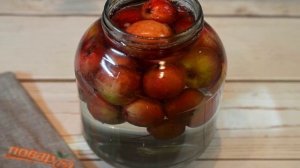 Компот из райских яблок с мятой