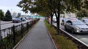 Грозный. Обзор на реконструированную улицу имени А. Шерипова. Часть 1.