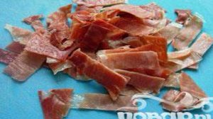 Лапша Тальятелле с цукини и ветчиной