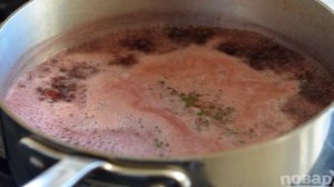 Мясо в винно-томатном соусе