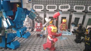 лего анимация железный человек