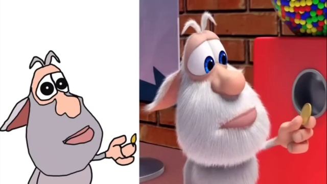 Буба и монеты. Анимация