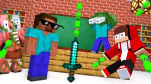 Челлендж по переворачиванию БУТЫЛОК - мультфильм про Майнкрафт