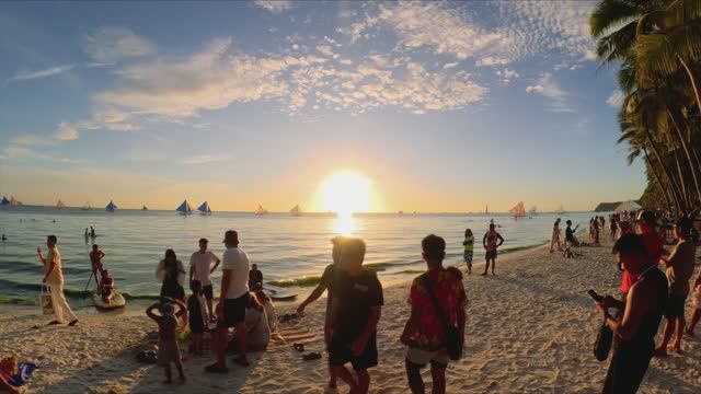#8_Филиппины 2025  Боракай. Пляжи White Beach, Bulabog Beach. Вечерний Боракай.