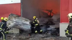 В Москве загорелось административное здание