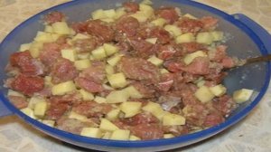 Лаваш с картошкой