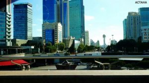 город АСТАНА КАЗАХСТАН СЕГОДНЯ  2025. (Проехал на машине)