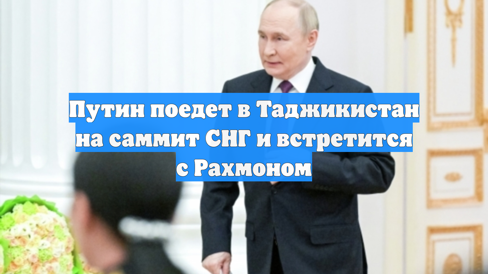 Путин поедет в Таджикистан на саммит СНГ и встретится с Рахмоном