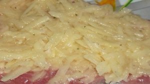 Мясо в картофельной корочке